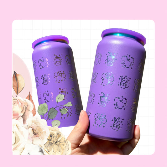Disney Lover 16oz Stainless Steel Tumbler Can